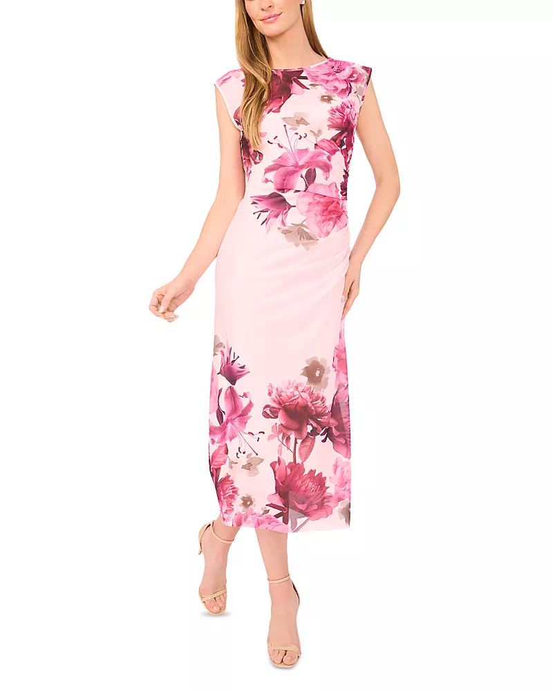 Ted Baker Sleeveless Mesh Column Dress