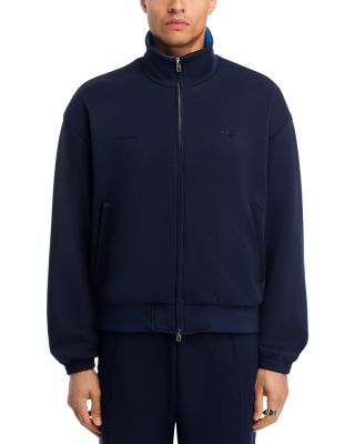 Regular Fit Stand Collar Zip Jacket