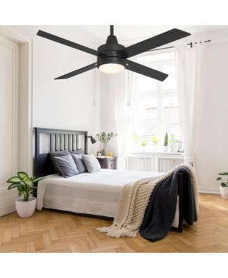  Limited Fans Quade 52in Selectable 2700-3000-4000-5000K LED Indoor or Outdoor Pull Chain Ceiling Fan