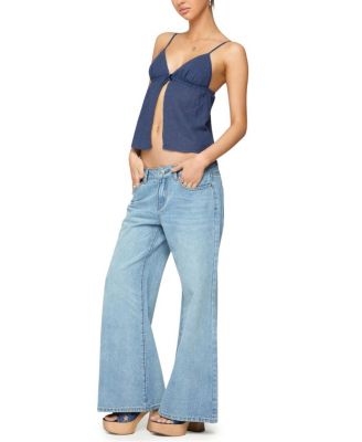 Otis Eyelet Split Front Tank Top