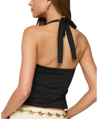 Delcy Cut Out Halter Top