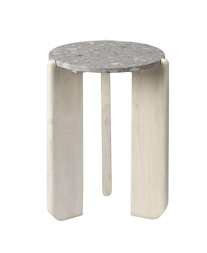 Jamie Young Quarry Side Table In Gray
