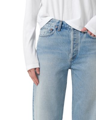 Arc Mid Rise Crop Wide Jeans in Orten