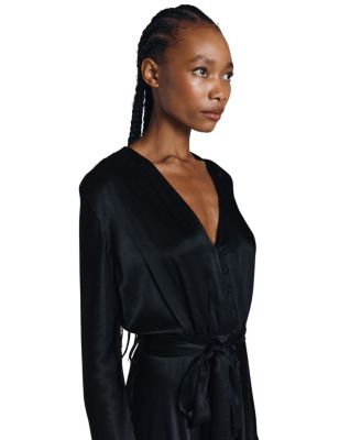  Meryl Satin Midi Dress