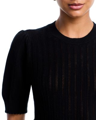 The Ladder Cashmere Pointelle Sweater 
