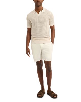Mesh Knit Polo Shirt