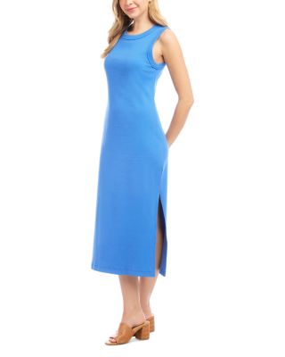 Sleeveless Ribbed Column Dress