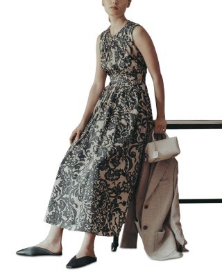 Venice Kaki Cotton Dress