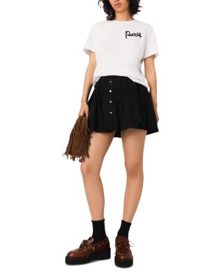 Tee with Embroidered Paris Logo