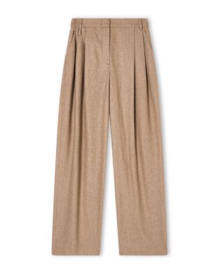 Icon Wool Blend Pleated Pants