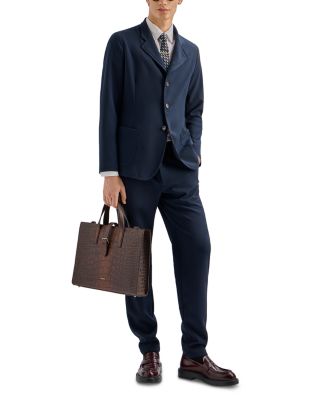 Regular Fit Crepe Jersey Trousers