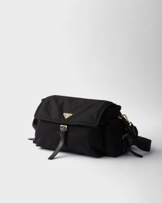  Explore Large Re-Nylon Shoulder Bag With Flap