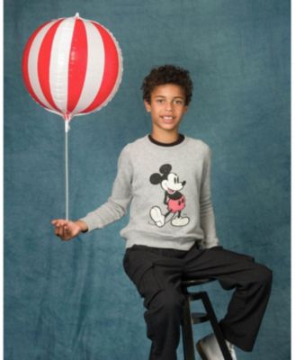 Unisex Classic Mickey Raglan Fleece Sweatshirt - Little Kid, Big Kid