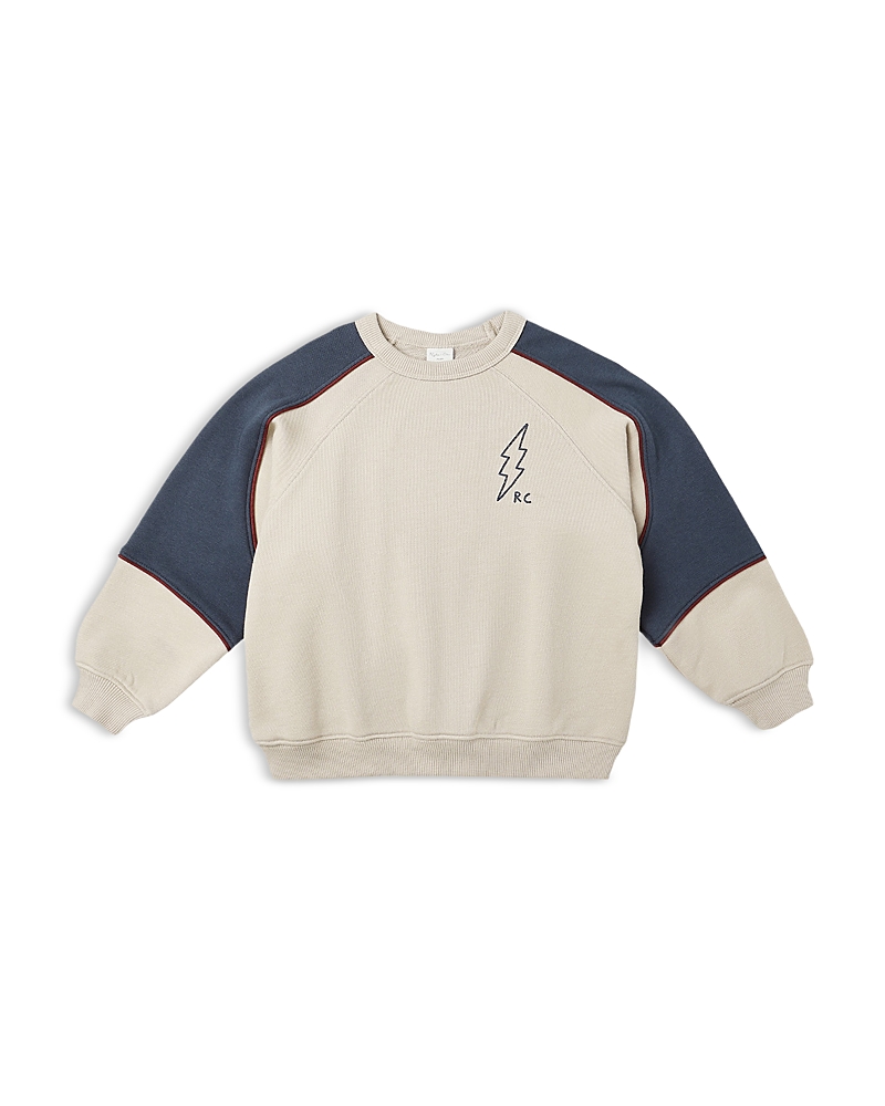 Rylee + Cru Boys' Paneled Sweatshirt - Little Kid In Neutral