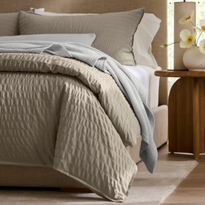 Relaxed Seersucker Duvet Cover Set