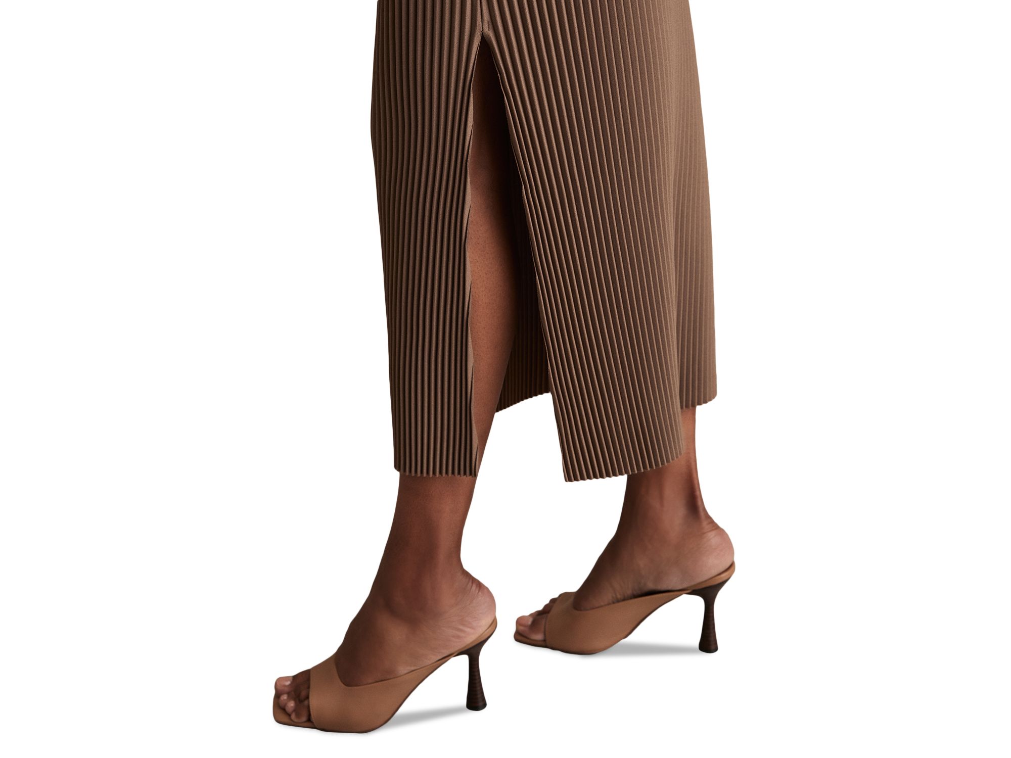 Pippa Jersey Pleated Column Skirt — Image 5