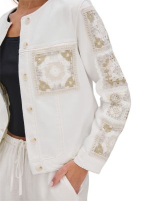 Lido Floral Denim Jacket