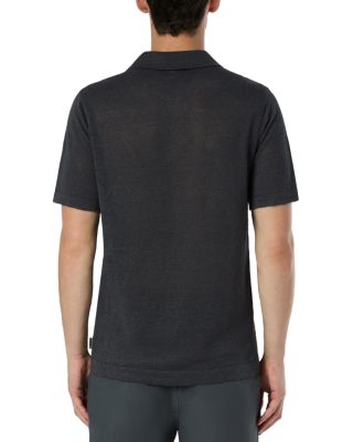 Linen Sweater Polo Shirt