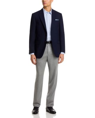 Flynn Textured Solid Wool Classic Fit Sportcoat