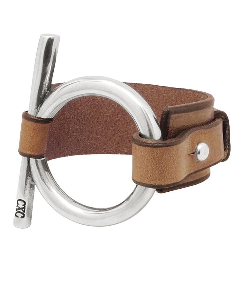 Cxc Omega Leather Bracelet