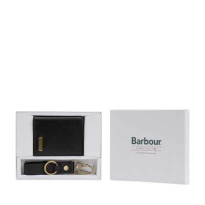 Brunton Leather Wallet &amp; Key Fob Gift Set