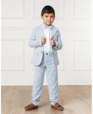 Boys' Organic Seersucker Suit Pant - Baby