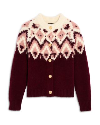 Girls' Fair Isle Cardigan - Big Kid