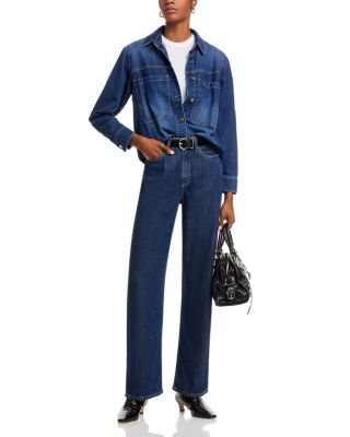 Logan Wide Leg Jeans in Wellbrook
