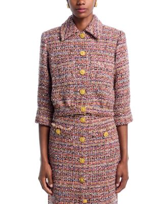 Jia Tweed Crop Jacket