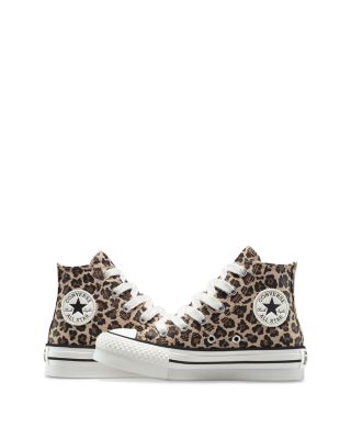 Girls' Chuck Taylor All Star EVA Lift Hi Leopard Sneakers - Toddler, Little Kid
