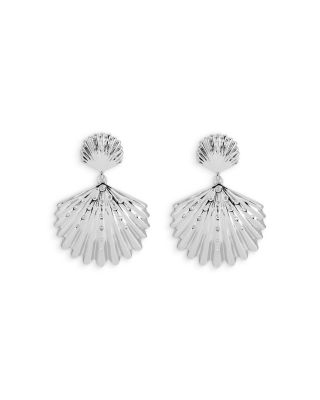 Sun Drenched Shell Drop Earrings 
