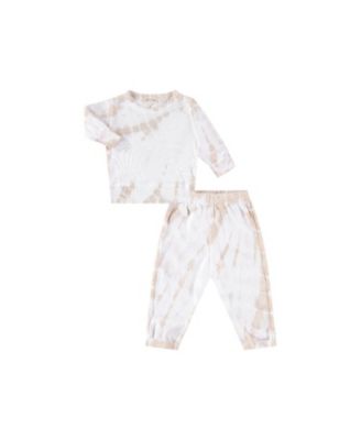  Unisex Rib Loungewear Set in Tie Dye - Baby