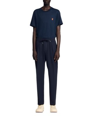 Straight Leg Drawstring Trousers