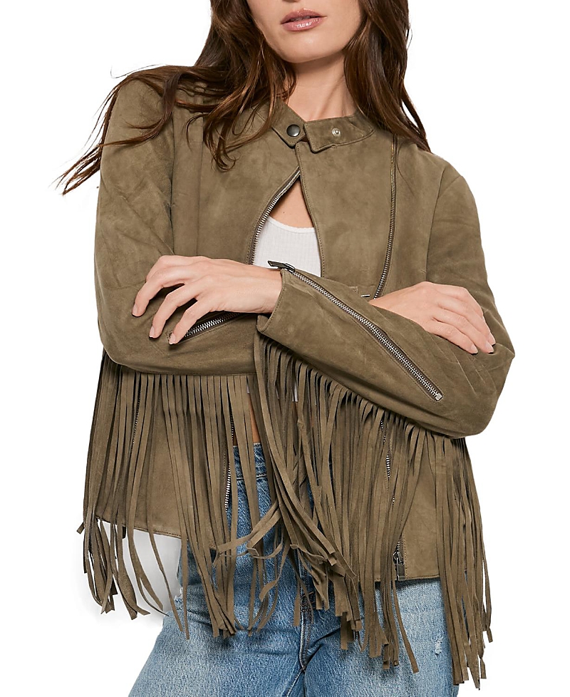 As by Df Haute Leather Moto Jacket