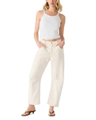 Hart Barrel Jeans in Cream 