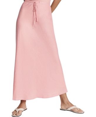 Mint Velvet - Women's Linen Slip Maxi Skirt