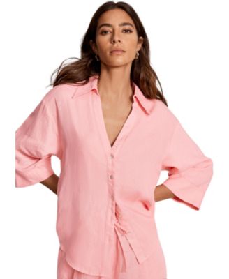  Women's Linen Resort Top