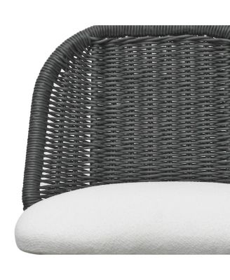  Alexa Rattan Performance Fabric Barstool