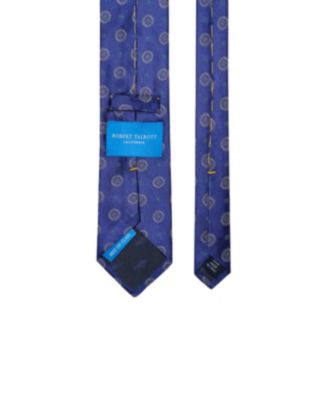 Robert Flower Medallion Necktie