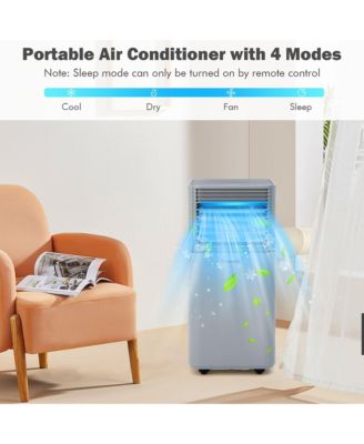  8000 BTU Portable Air Conditioner 3-in-1 Air Cooler w/Dehumidifier