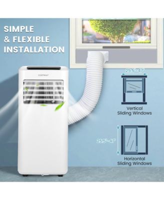  10000 BTU Portable Air Conditioner3-in-1 AC Unit with Cool Fan Dehum Sleep Mode