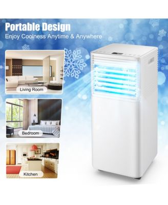 10000 BTU Portable Air Conditioner 3-in-1 Air Cooler w/Dehumidifier & Fan Mode