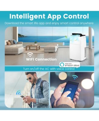  13,000 BTU Portable Air Conditioner with Cool, Fan, Heat & Dehumidifier