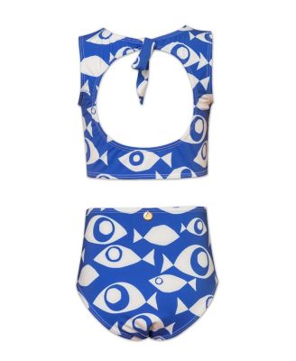 Girls' Pisces Waves Allegra Swimwear Bikini Top and Bottom - Little Kid, Big Kid