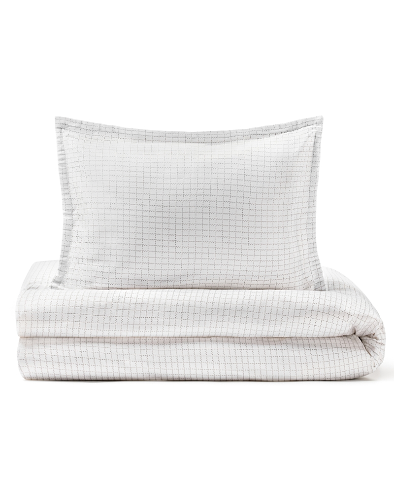 Domani Home Oxford 3 Piece Crib or Toddler Bed Duvet Cover Set in Pouch