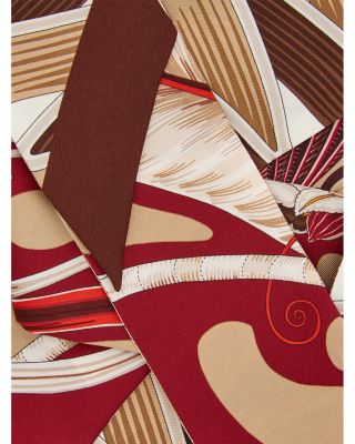 Giada Print Silk Bandeau