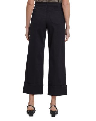 Teresa High Rise Wide Leg Jeans in Black