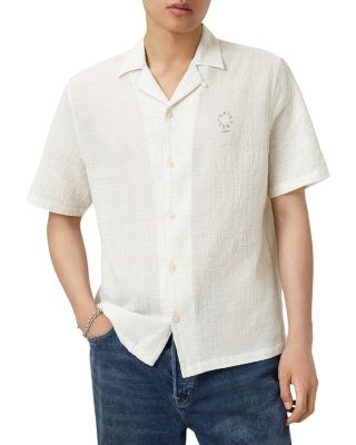 ALLSAINTS - Admon Relaxed Fit Short Sleeve Camp Shirt