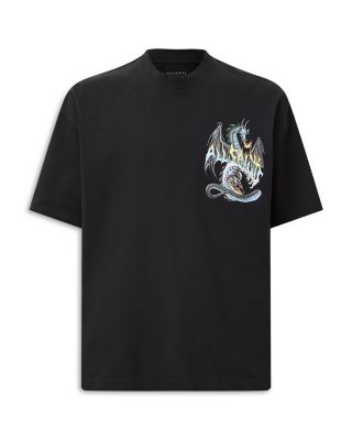 Oversized Dragon Wave Graphic Tee