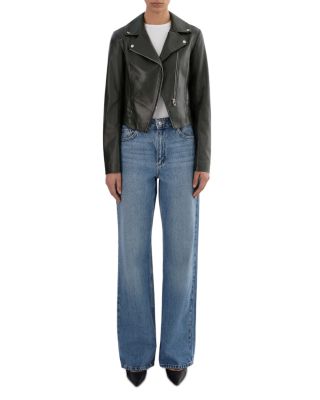 Pascale Faux Leather Moto Jacket